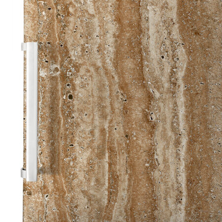 Αυτοκόλλητο ψυγείου BROWN STRIPES MARBLE - Απομιμηση υλικων Sticky 2