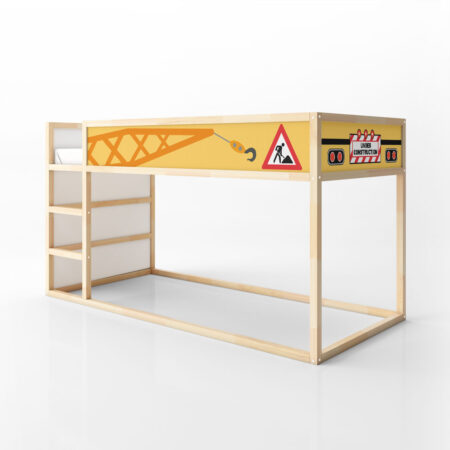 Αυτοκολλητα Επίπλων για Κρεβάτι KURA CONSTRUCTION TRUCK - Αυτοκόλλητα για κρεβάτια IKEA KURA Sticky 4