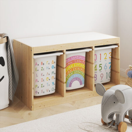 Αυτοκόλλητα για Κουτιά Αποθήκευσης Trofast CUTE EDUCATIONAL - Αυτοκόλλητα για κουτιά IKEA TROFAST Sticky 4