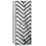 Αυτοκόλλητο ψυγείου GEOMETRIC BLACK AND WHITE MARBLE