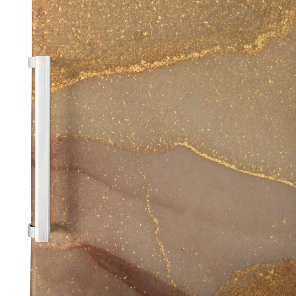 Αυτοκόλλητο ψυγείου GOLD AND RED MARBLE