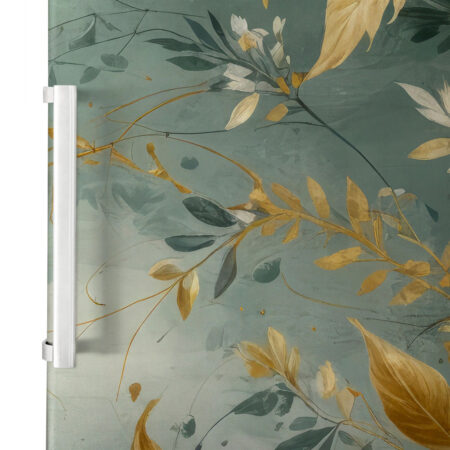 Αυτοκόλλητο ψυγείου GOLDEN LEAVES - Floral Sticky 2