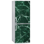 Αυτοκόλλητο ψυγείου GREEN AND WHITE MARBLE