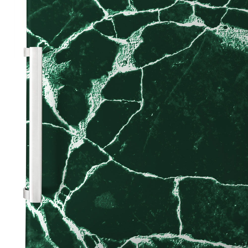 Αυτοκόλλητο ψυγείου GREEN AND WHITE MARBLE