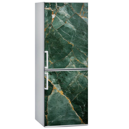 Αυτοκόλλητο ψυγείου GREEN MARBLE - Απομιμηση υλικων