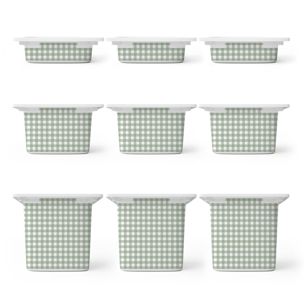 Αυτοκόλλητα για Κουτιά Αποθήκευσης Trofast GREEN SQUARES
