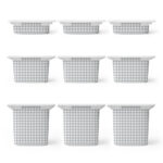 Αυτοκόλλητα για Κουτιά Αποθήκευσης Trofast GREY SQUARES