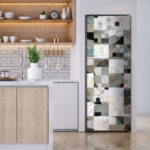 Αυτοκόλλητο ψυγείου MARBLE TILES GEOMETRICAL