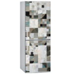 Αυτοκόλλητο ψυγείου MARBLE TILES GEOMETRICAL