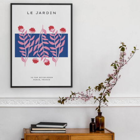 Πόστερ MATISSE STYLE BOTANICAL LE JARDIN FRANCE 2 - Botanical - Λουλούδια