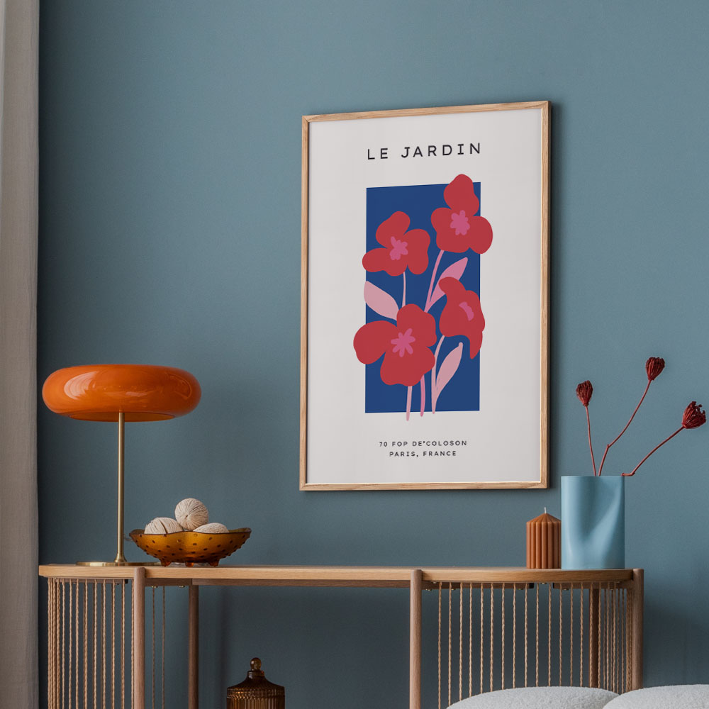 Πόστερ MATISSE STYLE BOTANICAL LE JARDIN FRANCE