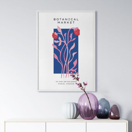 Πόστερ MATISSE STYLE BOTANICAL MARKET FRANCE - Botanical - Λουλούδια