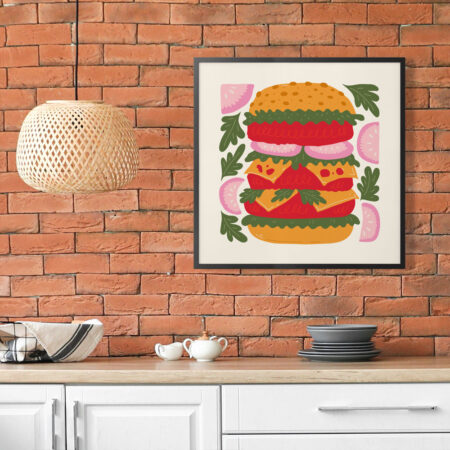 Πόστερ MATISSE STYLE BURGER - Food & Drink