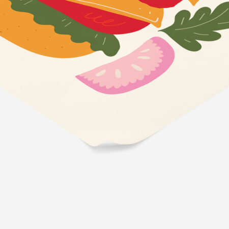 Πόστερ MATISSE STYLE BURGER - Food & Drink Sticky 2