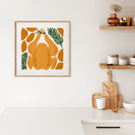 Πόστερ MATISSE STYLE CHICKEN WITH ROSEMARY - Food & Drink
