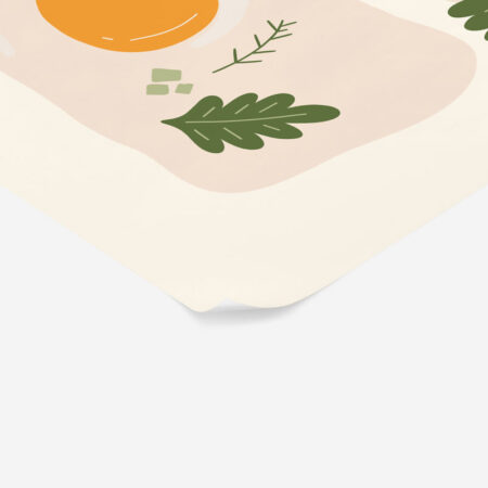 Πόστερ MATISSE STYLE FRIED EGGS - Food & Drink Sticky 2
