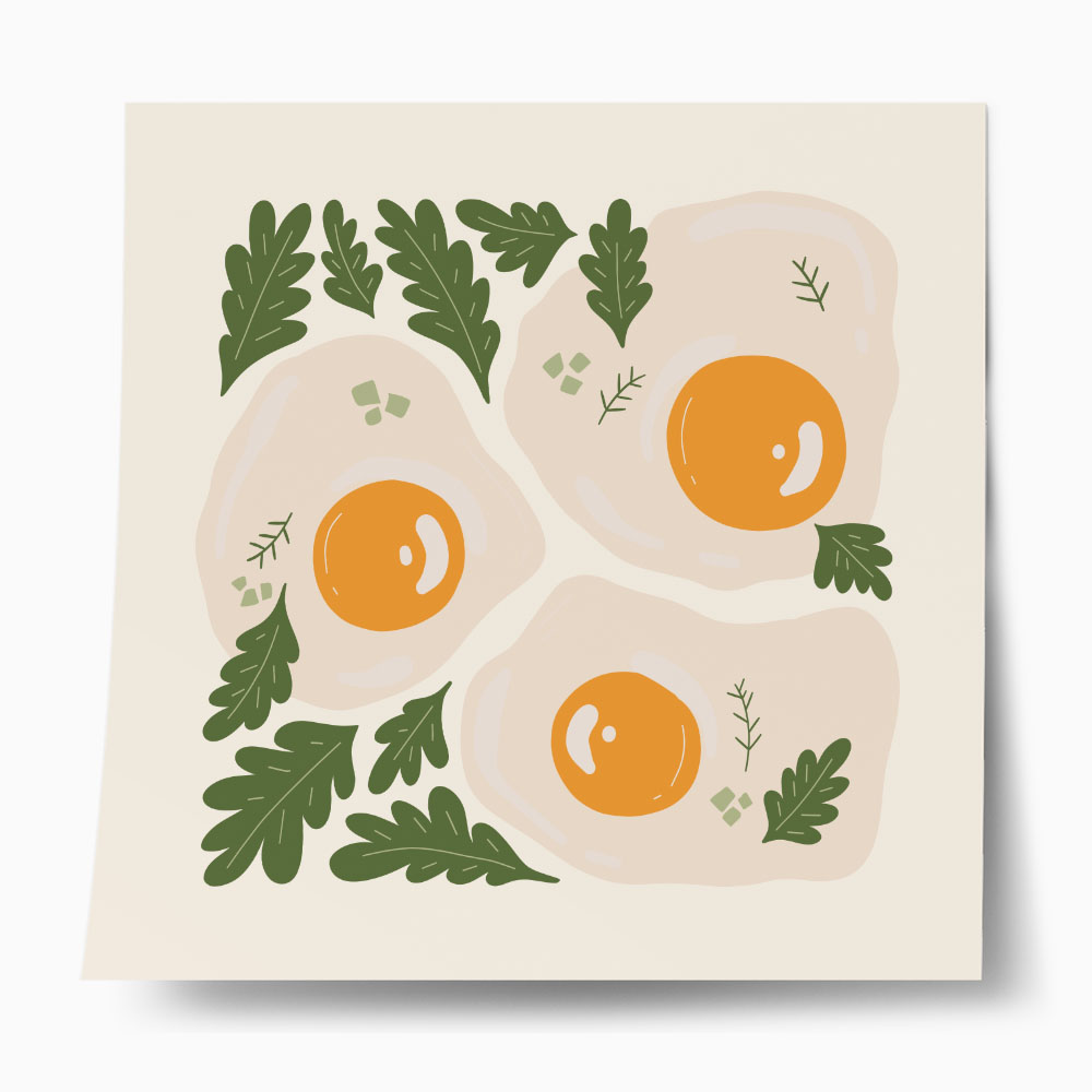 Πόστερ MATISSE STYLE FRIED EGGS