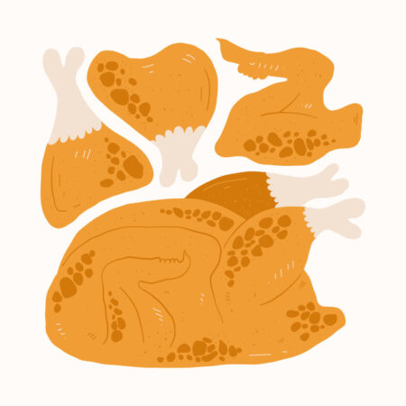 Πόστερ MATISSE STYLE GRILLED CHICKEN - Food & Drink Sticky 3