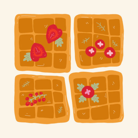 Πόστερ MATISSE STYLE WAFFLES - Food & Drink Sticky 3
