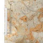 Αυτοκόλλητο ψυγείου ORANGE AND BEIGE MARBLE
