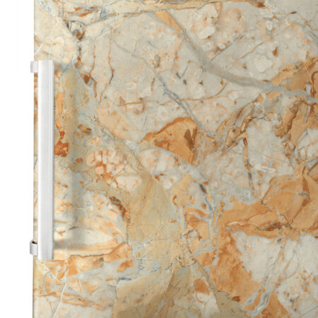 Αυτοκόλλητο ψυγείου ORANGE AND BEIGE MARBLE - Απομιμηση υλικων Sticky 2