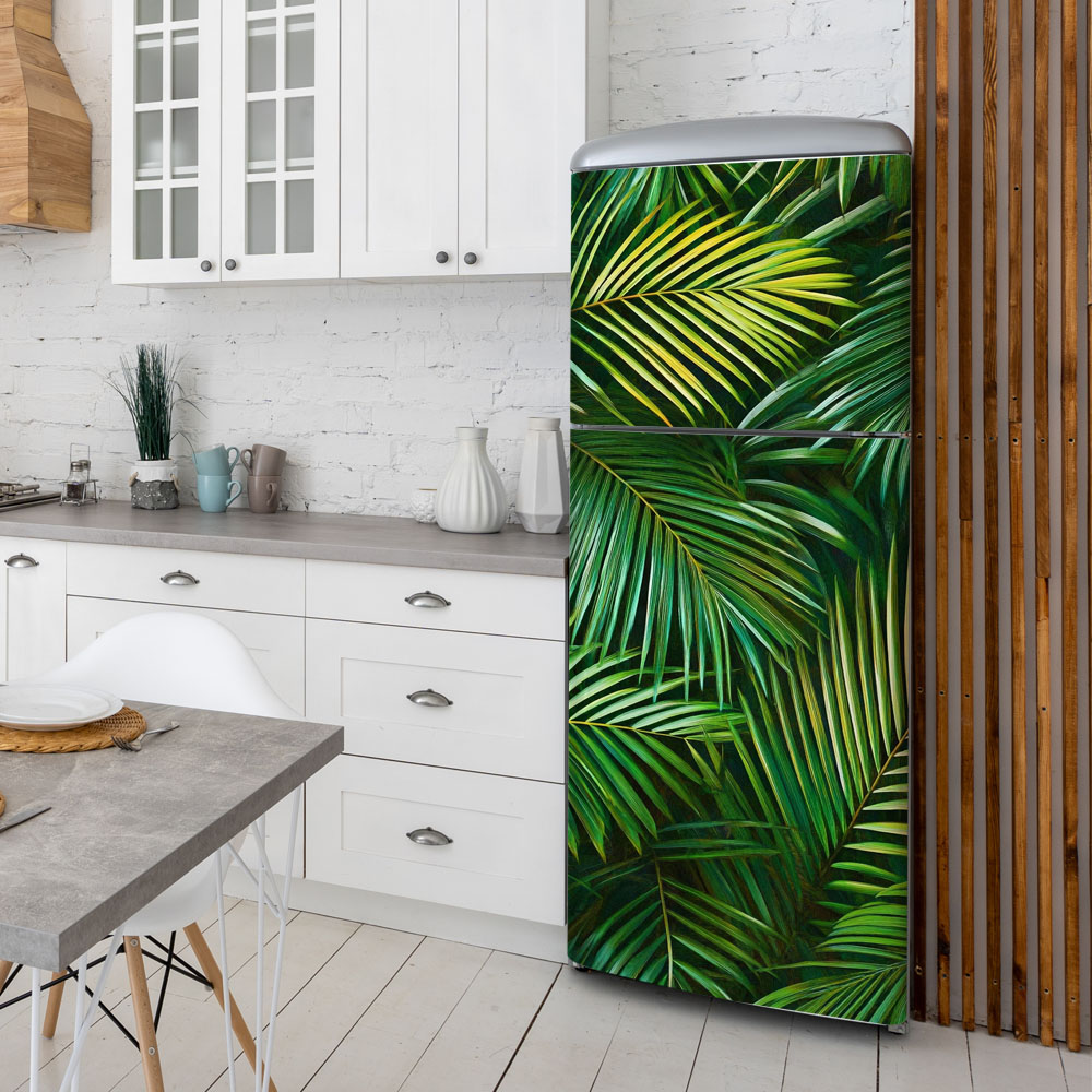 Αυτοκόλλητο ψυγείου PALM LEAVES