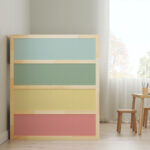 Αυτοκολλητα Επίπλων για Κρεβάτι KURA PASTEL COLORS