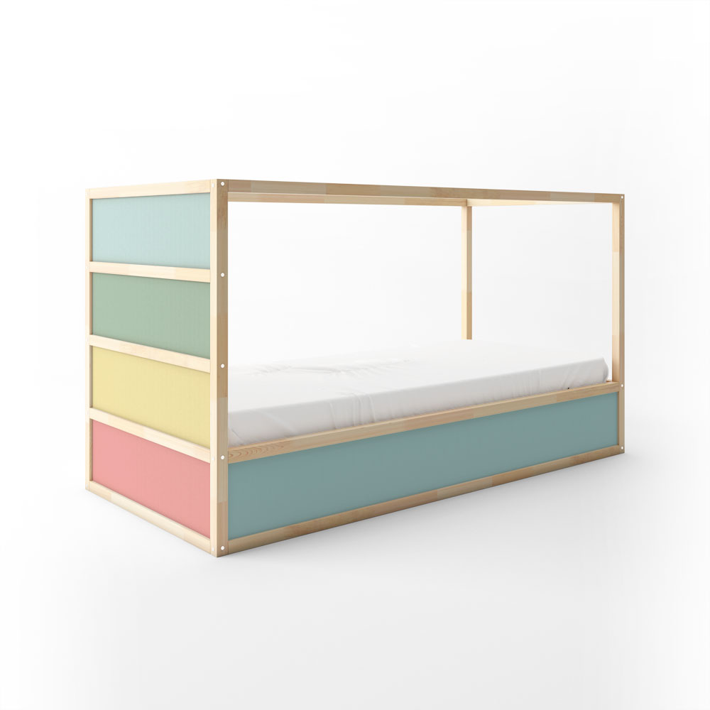 Αυτοκολλητα Επίπλων για Κρεβάτι KURA PASTEL COLORS