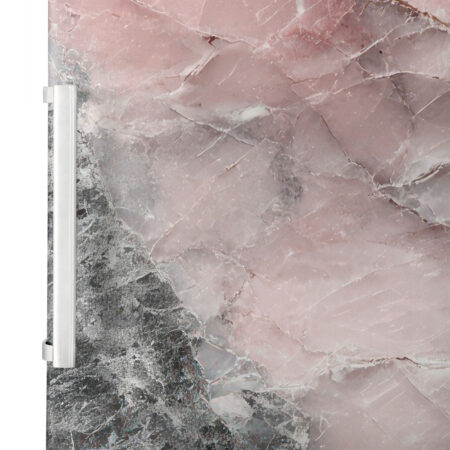 Αυτοκόλλητο ψυγείου PINK AND GREY MARBLE - Απομιμηση υλικων Sticky 2