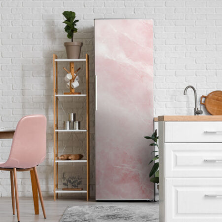 Αυτοκόλλητο ψυγείου PINK MARBLE - Απομιμηση υλικων Sticky 1