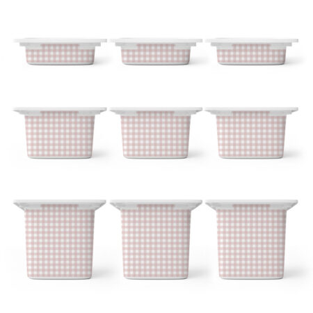 Αυτοκόλλητα για Κουτιά Αποθήκευσης Trofast PINK SQUARES - Αυτοκόλλητα για κουτιά IKEA TROFAST Sticky 1