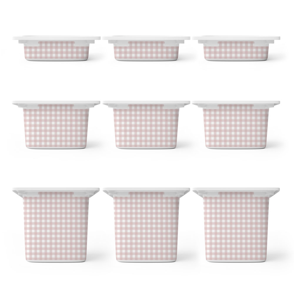 Αυτοκόλλητα για Κουτιά Αποθήκευσης Trofast PINK SQUARES