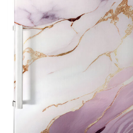 Αυτοκόλλητο ψυγείου PURPLE AND GOLD MARBLE - Απομιμηση υλικων Sticky 2