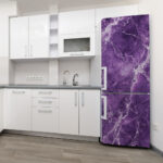 Αυτοκόλλητο ψυγείου PURPLE MARBLE