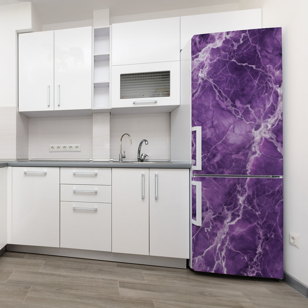 Αυτοκόλλητο ψυγείου PURPLE MARBLE