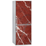 Αυτοκόλλητο ψυγείου RED MARBLE