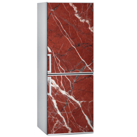 Αυτοκόλλητο ψυγείου RED MARBLE - Απομιμηση υλικων