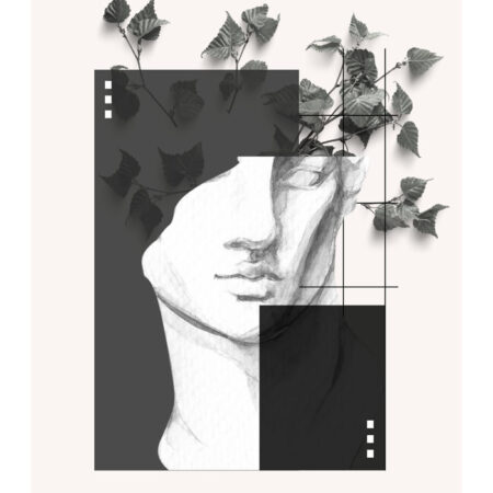 Πόστερ RETRO TRENDY ART FACE - Πορτραιτα - Φιγουρες Sticky 3