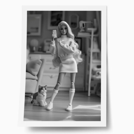 Πόστερ RETRO TRENDY BARBIE SELFIE - Παιδικά Sticky 1