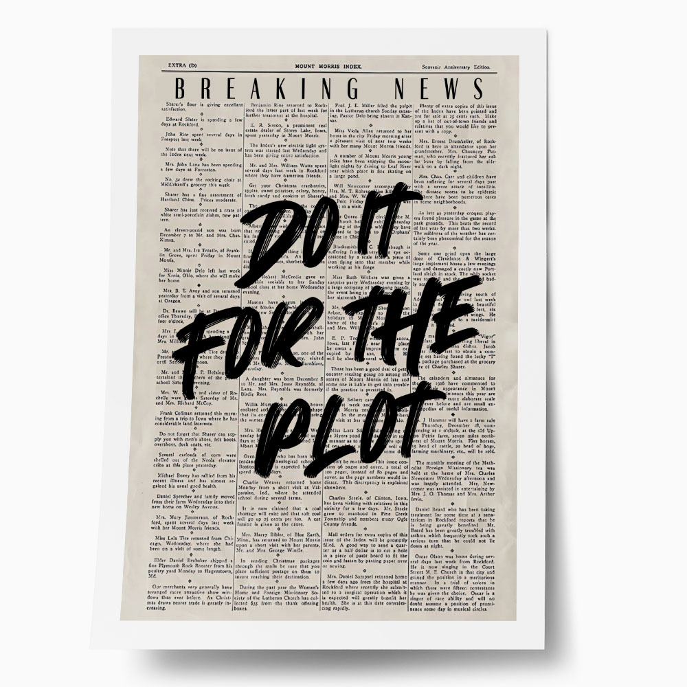 Πόστερ TRENDY DO IT FOR THE PLOT