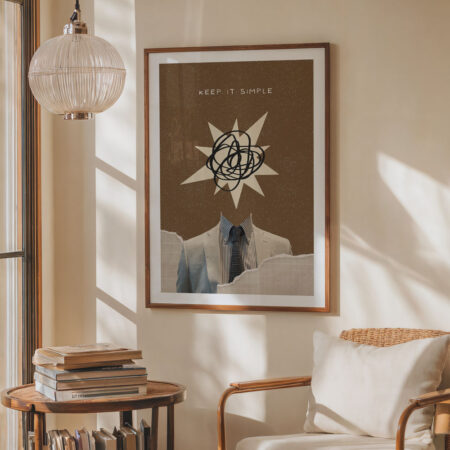 Πόστερ RETRO TRENDY KEEP IT SIMPLE - Abstract - Αφηρημένα