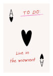 Πόστερ RETRO TRENDY LIVE IN THE MOMENT