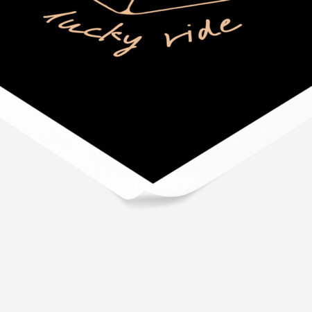 Πόστερ RETRO TRENDY LUCKY RIDE - Φρασεις - Κείμενο Sticky 2