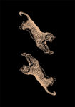 Πόστερ RETRO TRENDY TIGERS