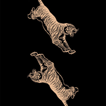 Πόστερ RETRO TRENDY TIGERS - Ζωα Sticky 3