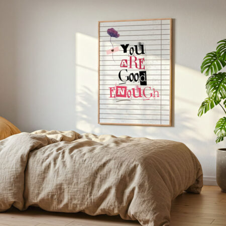 Πόστερ RETRO TRENDY YOU ARE GOOD ENOUGH - Φρασεις - Κείμενο