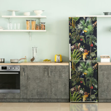 Αυτοκόλλητο ψυγείου TROPICAL JUNGLE FLORAL - Floral Sticky 1