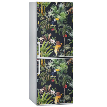 Αυτοκόλλητο ψυγείου TROPICAL JUNGLE FLORAL - Floral