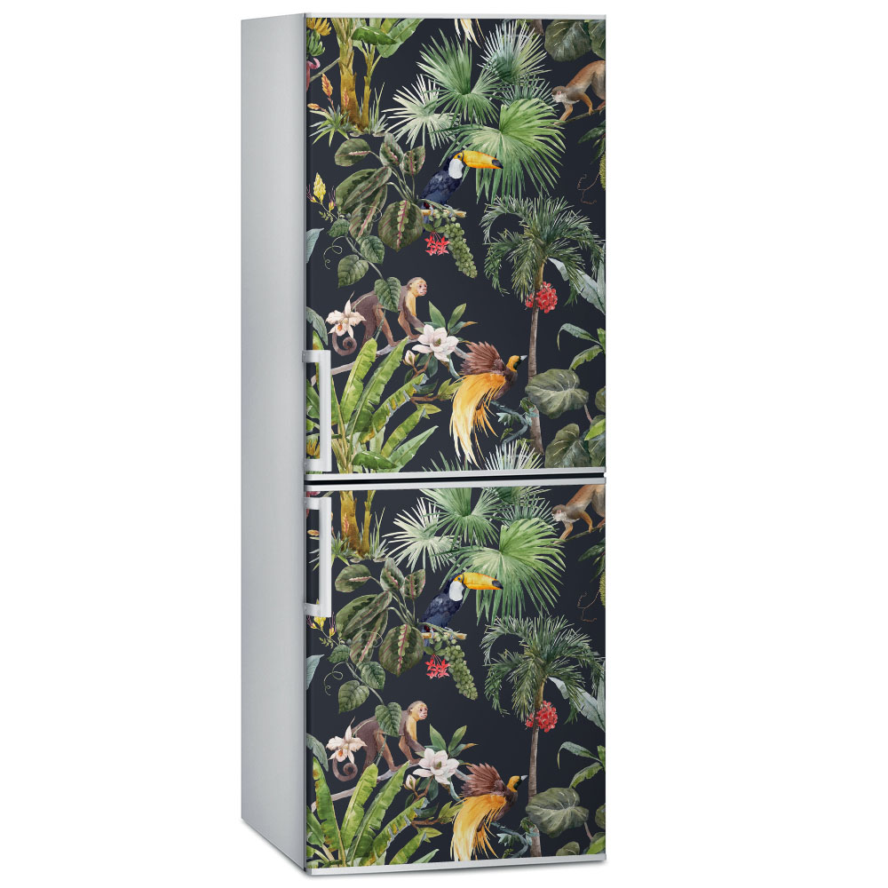 Αυτοκόλλητο ψυγείου TROPICAL JUNGLE FLORAL