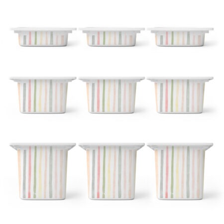 Αυτοκόλλητα για Κουτιά Αποθήκευσης Trofast WATERCOLOR STRIPES - Αυτοκόλλητα για κουτιά IKEA TROFAST Sticky 1